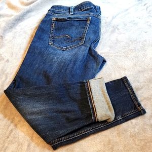 Silver Women's Capri